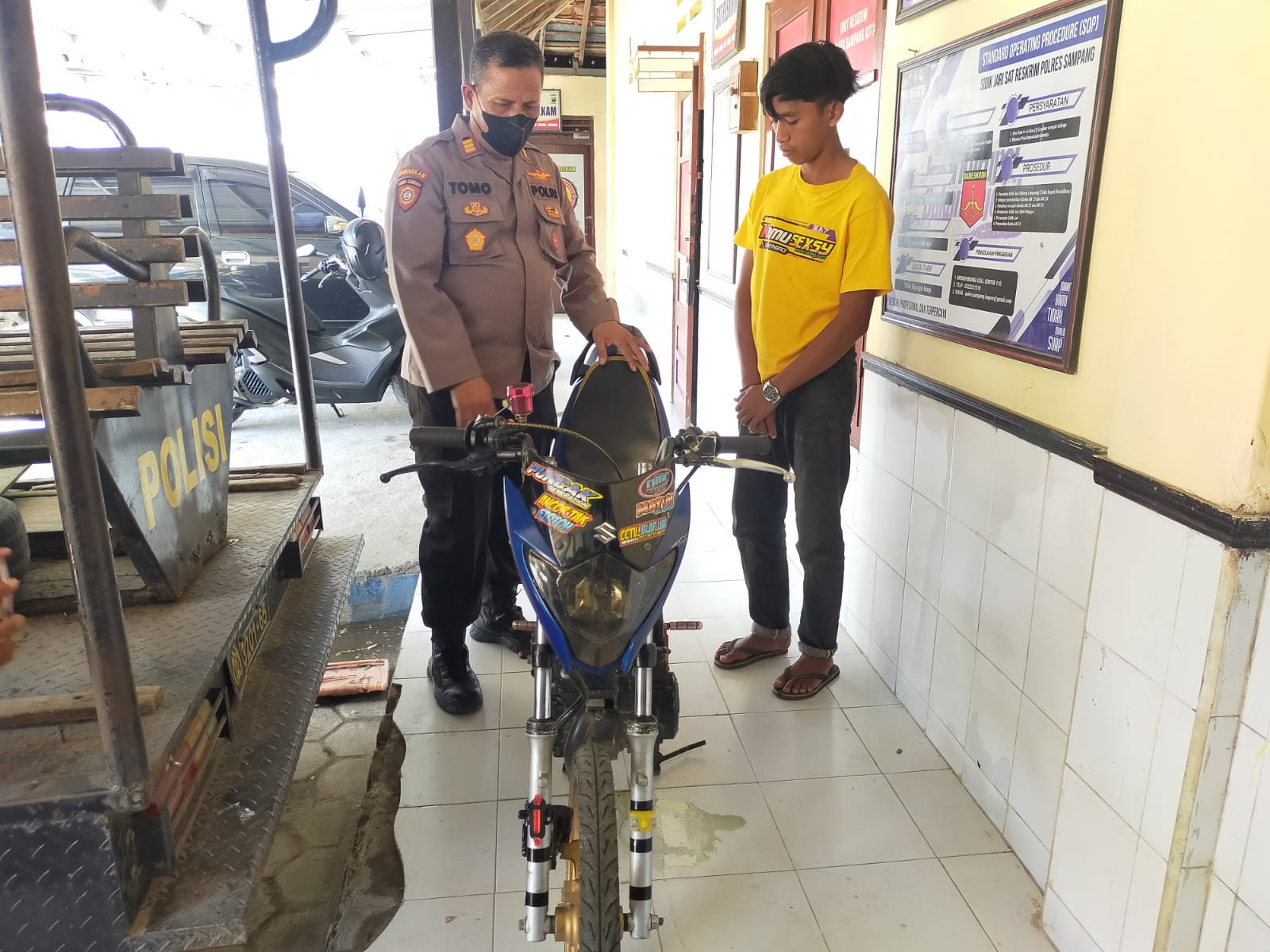 Operasi Balap Liar, Polisi Amankan 11 Unit Sepeda Motor Dan 1 Joki