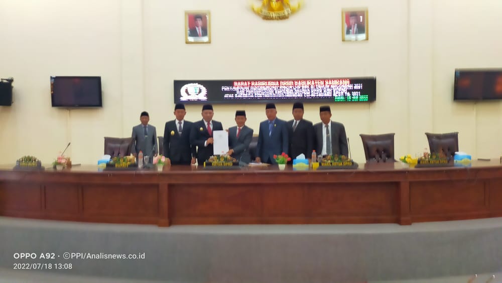 DPRD Sampang Gelar Paripurna Raperda Pertanggungjawaban APBD TA 2021