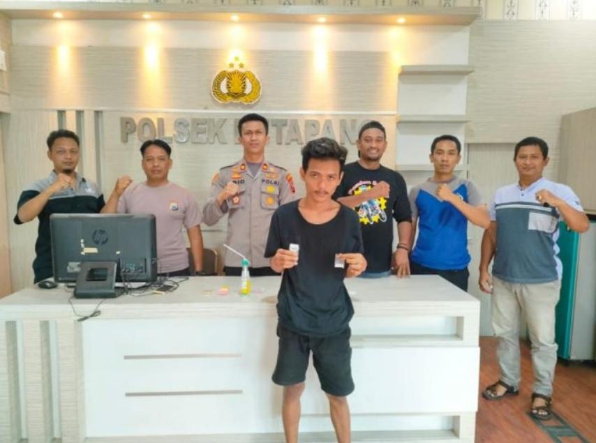 Baru Menjabat Kapolsek Ketapang , Tangkap Pengedar Narkoba