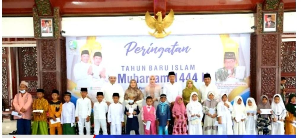 1 Muharram 1444 H, Pemkab  Sampang Santuni Anak Yatim 