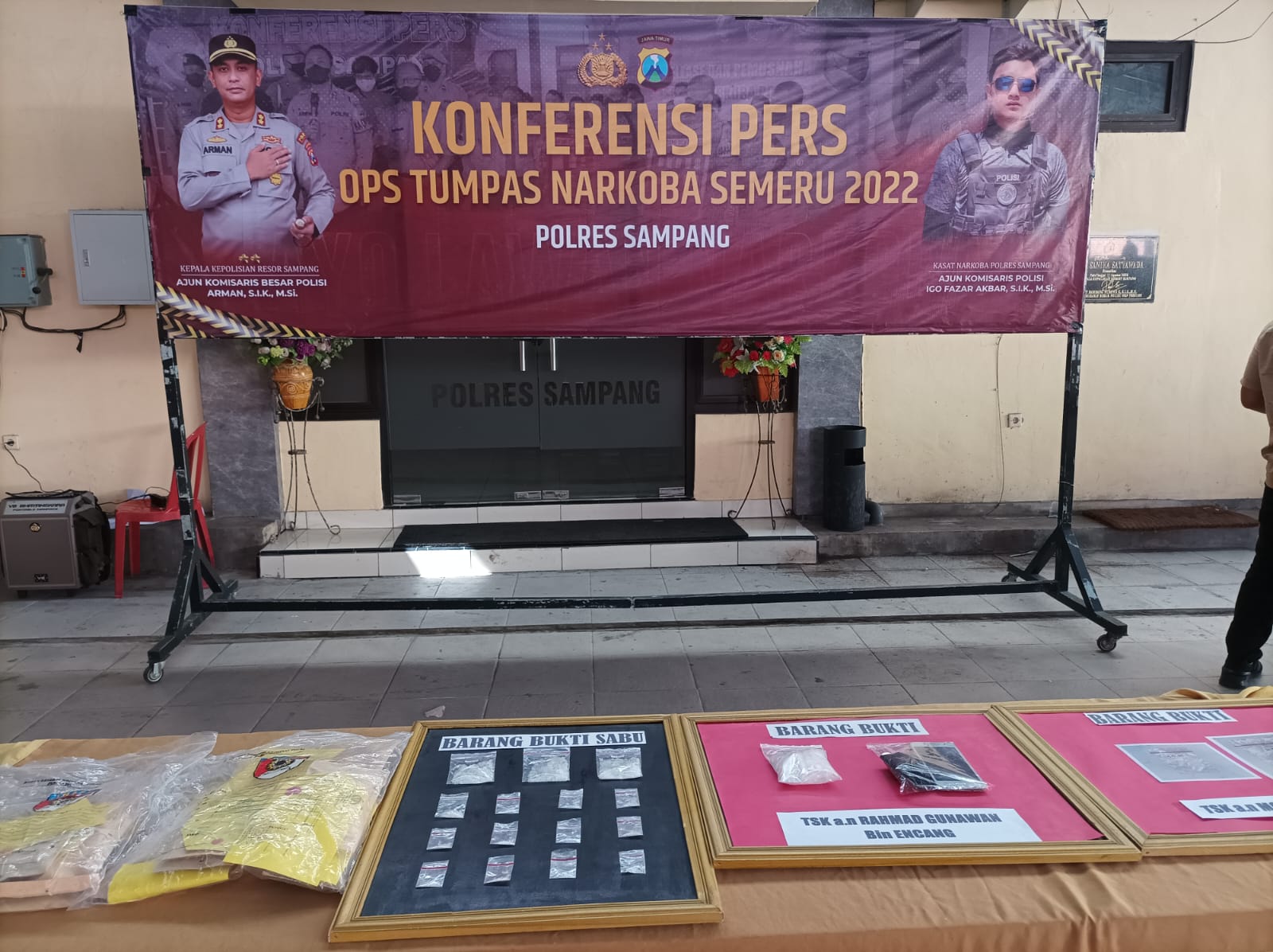 Operasi Tumpas Semeru, Polres Sampang Tangkap 49 Tersangka dari 47 Kasus Narkoba