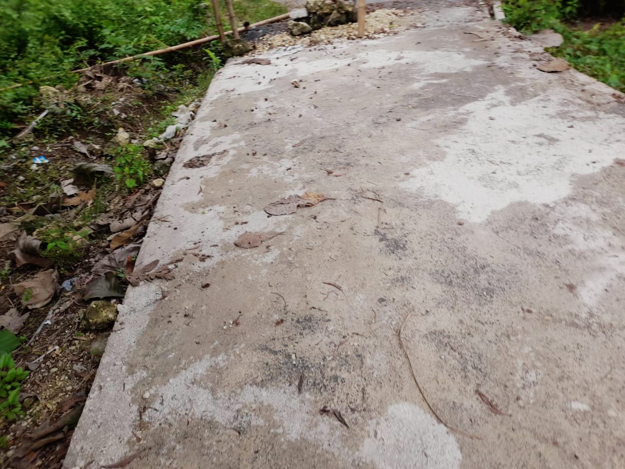 Baru Hitungan Bulan Jalan Dana Desa di Baruh Sampang Sudah Rusak Parah