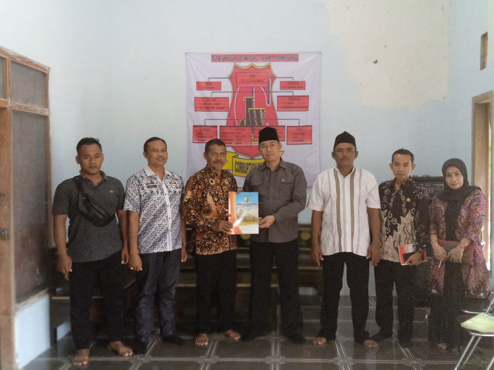 Dalam Rangka Sibinor, Bakasbangpol Kunjungi JCW Jatim Cabang Sampang