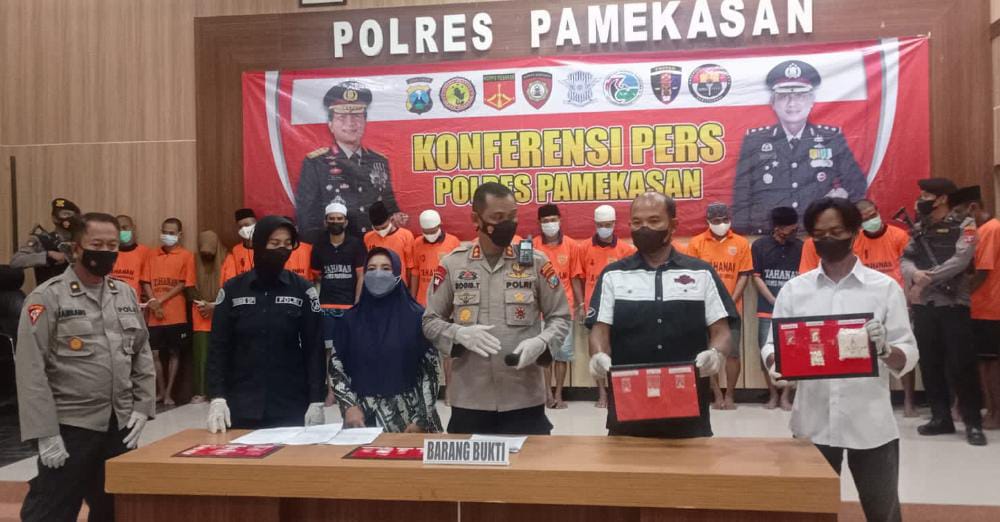 Oknum Anggota Polres Pamekasan Terlibat Kasus Narkotika Berhasil di Amankan