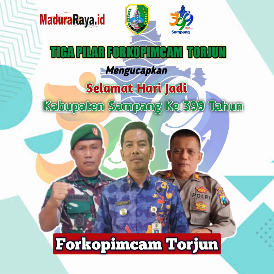 3 Pilar Fokopimcam Torjun Ucapkan HUT kota Sampang ke 399 Tahun