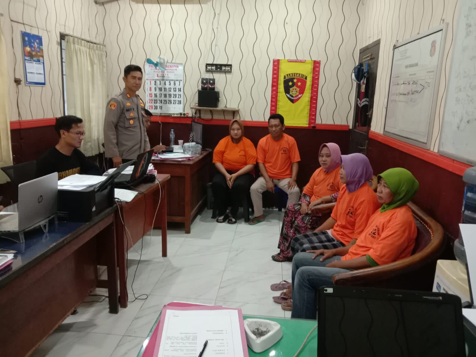 Lima Orang Tersangka Pengeroyokan Ditahan, Tiga lainnya Sedang Menyusui