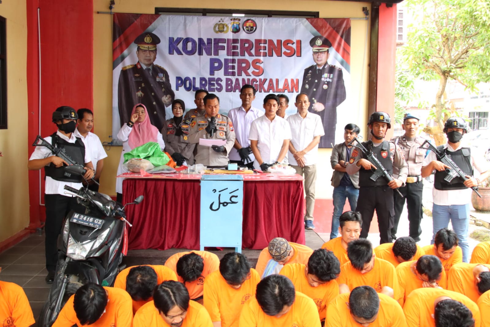 Puluhan Kasus Terungkap 44 Tersangka Mendekam Di Penjara