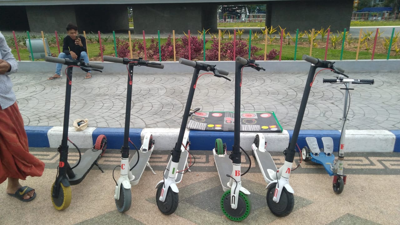 Bisnis Sewa Scooter di Alun alun Trunojoyo Sampang Penuh Tantangan