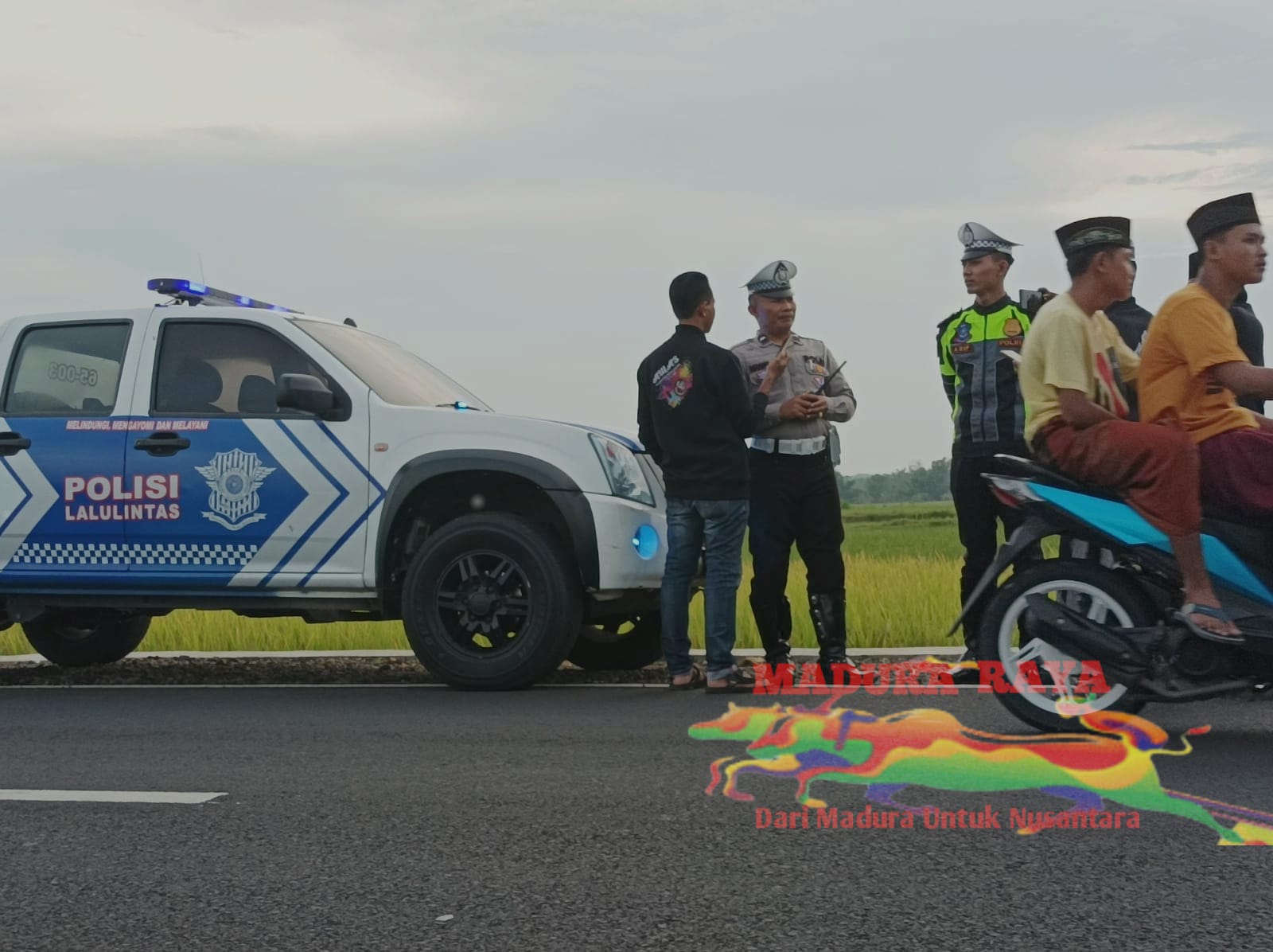 23 Pengendara di Sampang Terjaring Tilang Manual