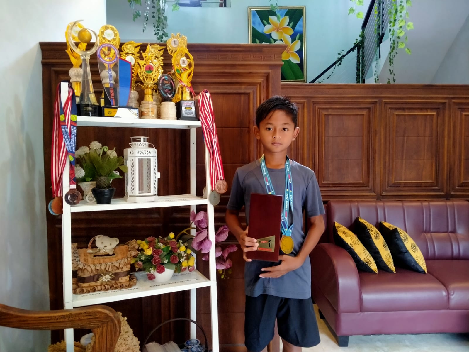 M. Naufal Attaqy Petenis Cilik Yang Pendam Cita-cita Besar Untuk Jadi Atlet Kelas Dunia