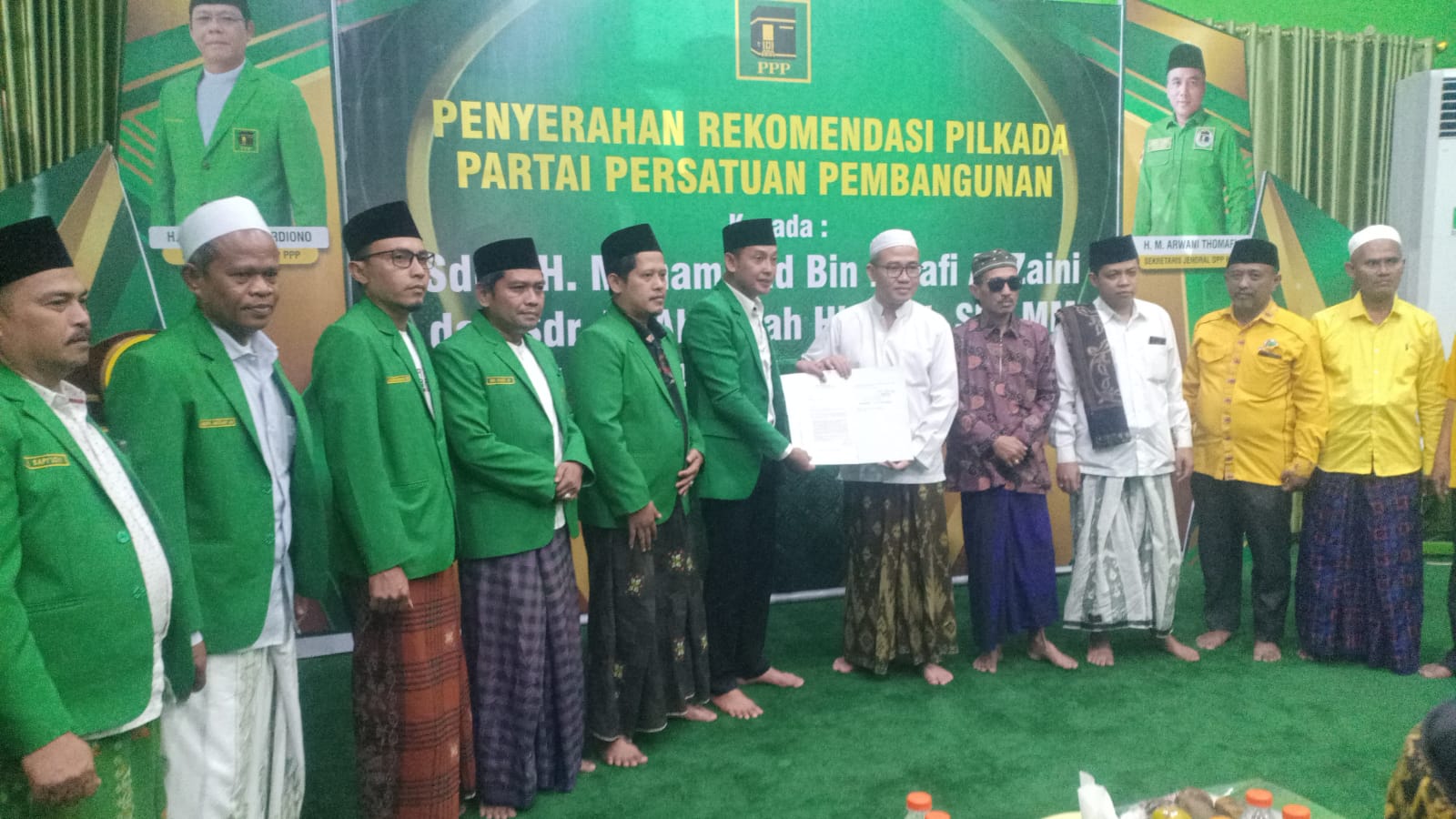 Sat Set, PPP Secara Resmi Usung Ra Mamak Dan H. Ab Maju Pilkada 2024