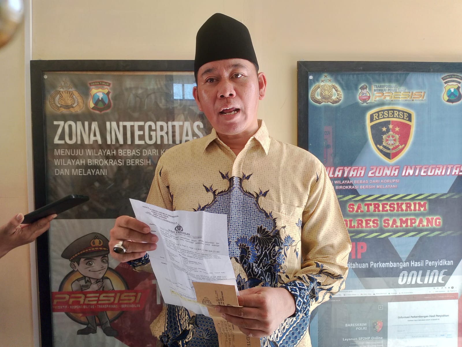 Laporan Yang Dibuat Pelapor Kepada Politisi Demokrat Diduga Di Rekayasa