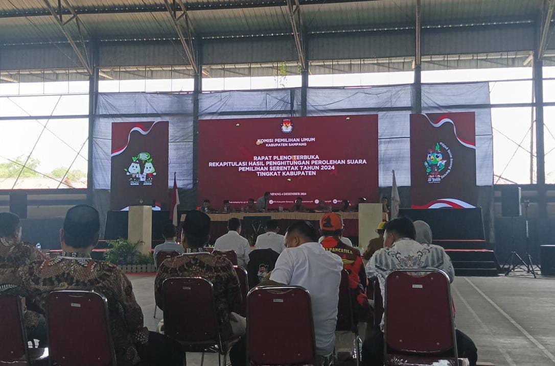 KPUD Sampang Gelar Pleno Hasil Pilkada 2024 Tingkat Kabupaten