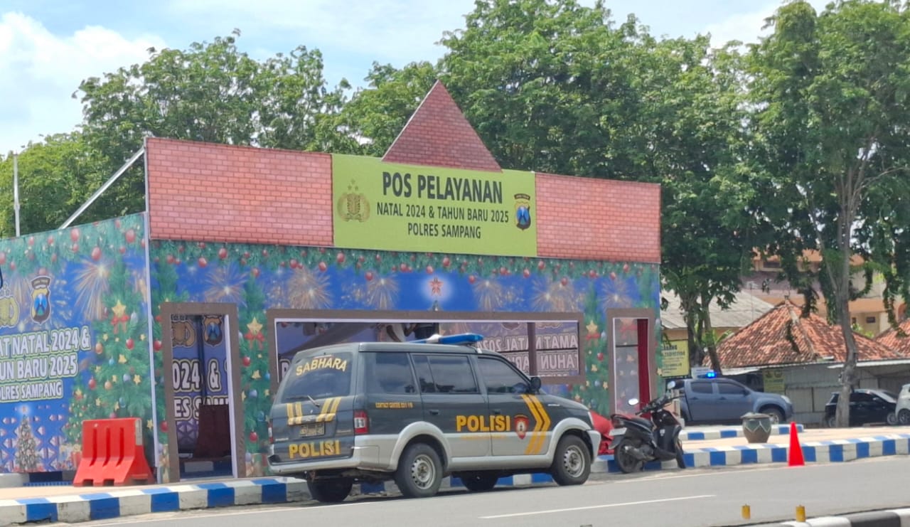 Momentum Natal dan Tahun Baru Polres Sampang Siapkan Pos Pengamanan