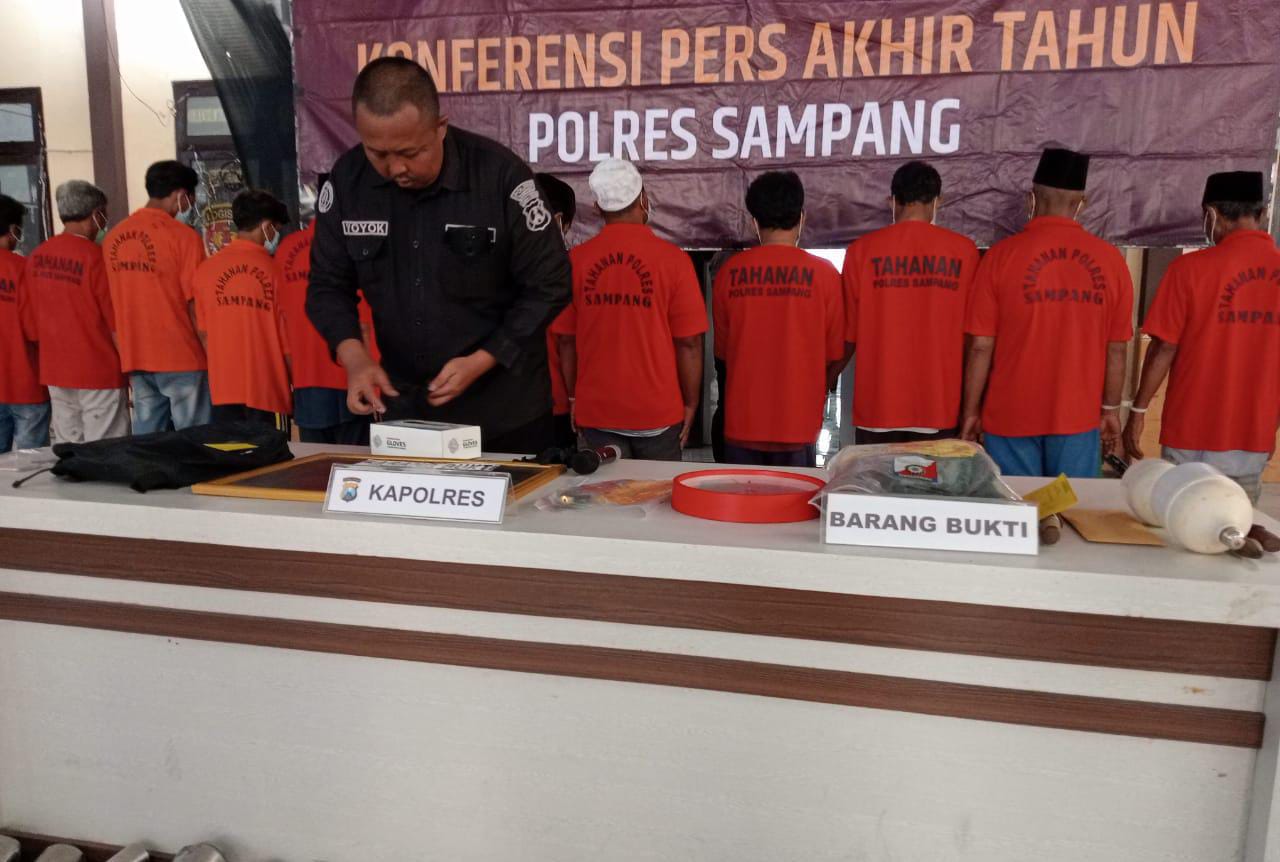 Polres Sampang Ungkap Kasus Menonjol di 2024: Narkoba Masih Dominasi
