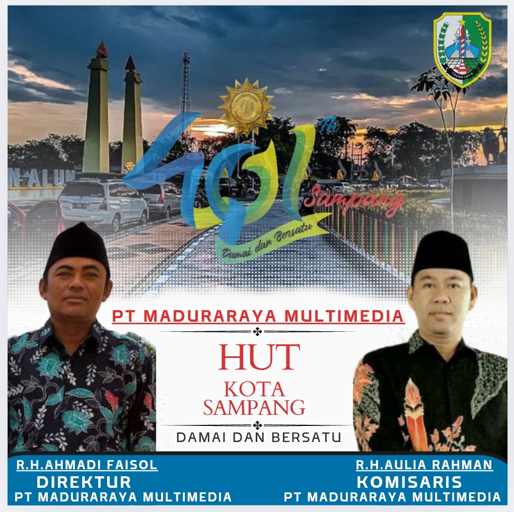 PT Maduraraya Multimedia Mengucapkan Selamat Hari Jadi Kota Sampang ke 401