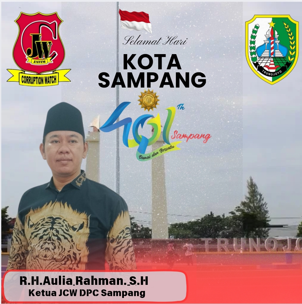 DPC JCW Sampang Mengucapkan Selamat Hari Jadi Kota Sampang ke 401
