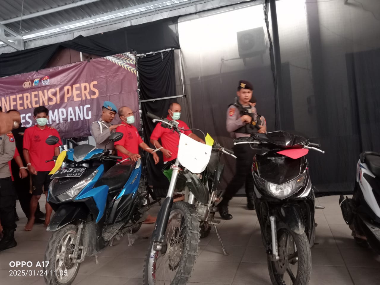 Polisi Tangkap Pencuri Kendaraan Dinas milik Pemkab Sampang
