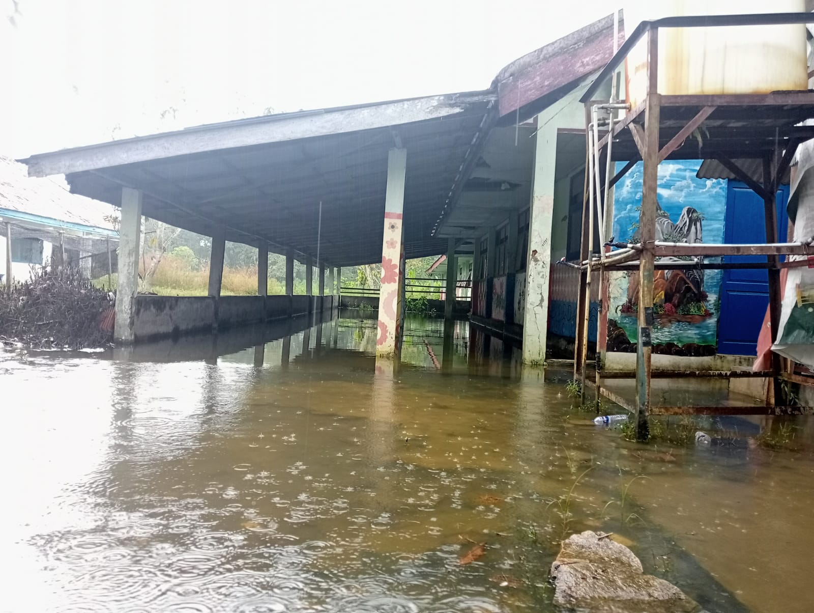 Genangan Air di Sekolah SMPN 1 Tambelangan Ancaman Kesehatan Bagi Siswa dan Guru