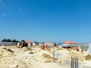 proyek pembangunan Laboratorium Kesehatan Daerah (Labkesda)