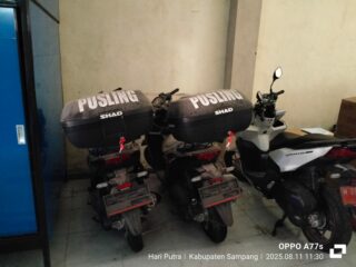2 Unit kendaraan Motor yang Mangkrak Milik Dinkes Sampang
