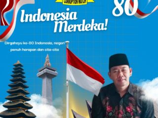 Jatim Corruption Watch Serukan Semangat Antikorupsi di HUT RI ke-80