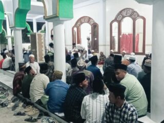 Suasana di dusun Taman Saat memperingati Maulid Nabi Muhammad SAW