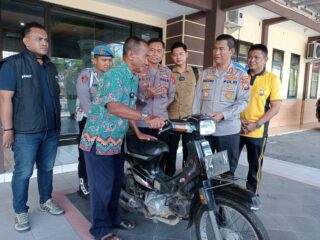 Polisi Temukan Motor Korban Curanmor, Pelaku Diduga ODGJ
