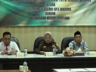 PLN UP3 Madura dan Kejaksaan Negeri Sampang Teken Kerja Sama Penanganan Hukum Perdata dan TUN