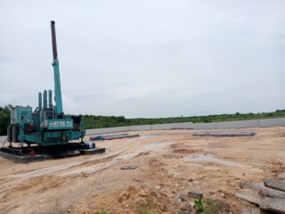 Progres Baru 4 Persen, Pekerjaan Pancang Gedung Kesehatan Poltera Berjalan Kurva S