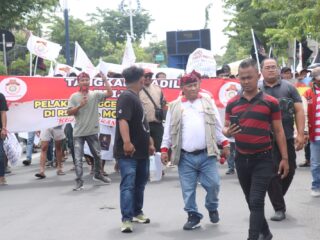 GAIB Geruduk Kejari Sampang, Kasus Pajak Rp3,3 Miliar Diminta Segera Dibuka Terang