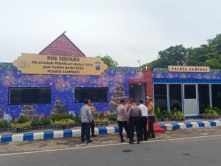 Amankan Natal dan Tahun Baru, Polres Sampang Dirikan Empat Pos Operasi Lilin Semeru 2025