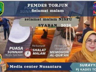 Pemdes Torjun Sambut Nisfu Syaban dengan Pesan Keimanan
