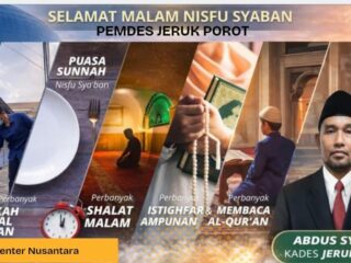 Maknai Nisfu Syaban 2026, Kades Jeruk Porot Serukan Doa dan Kerukunan