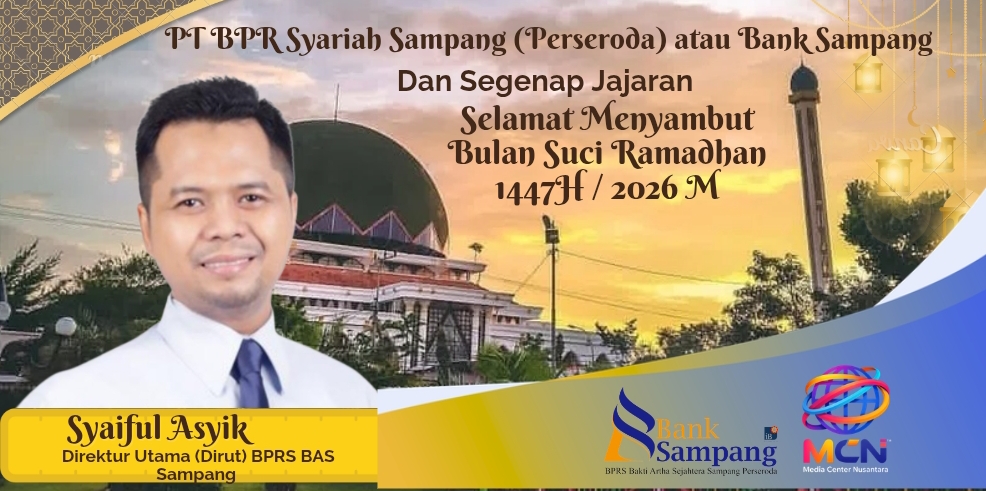 Caption foto: Direktur Bank Sampang Syaiful Asyik.