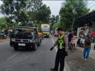Laka Lantas Depan Kampus Poltera, Pengendara Motor Tewas di TKP
