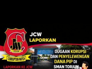 JCW Laporkan Dugaan Korupsi dan Penyelewengan Dana PIP di SMAN Torjun