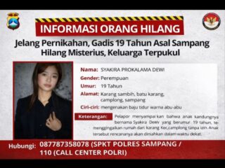 Calon Pengantin di Sampang Menghilang, Polisi dan Keluarga Lakukan Pencarian
