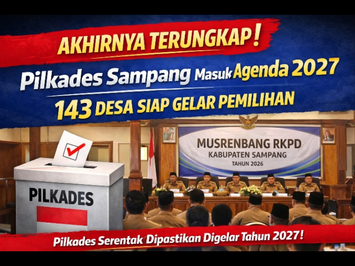 Caption Foto: Ilustrasi Ai : Rencana Pilkades serentak masuk agenda tahun 2027.