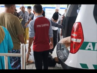 Panik Dikejar Warga, Pelaku Curanmor Tersungkur di Jalan Raya Jrengik
