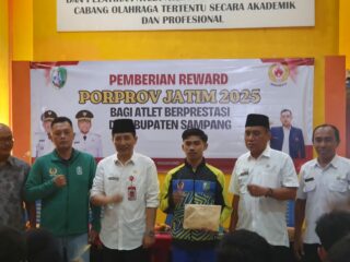 Atlet Sampang Diguyur Reward Porprov Jatim 2025, KONI dan Pemkab Lepas Apresiasi untuk Para Peraih Medali