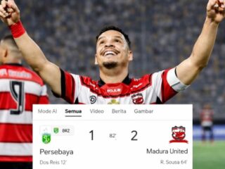 Kutukan Suramadu Runtuh, Madura United Bungkam Persebaya di GBT Lewat Duel Panas 2-1