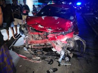 Sedan Dihantam Motor Balap Liar, Dua Remaja Sampang Bersimbah Darah