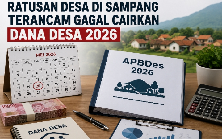 Caption Foto: Kepala DPMD Kabupaten Sampang, Yudhi Adidarta Karma, memberikan peringatan terkait deadline pencairan Dana Desa Tahun 2026 yang jatuh pada 20 Mei 2026.