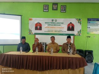 Pergantian Kepala SMPN 1 Torjun Resmi Digelar, Komite Sekolah Siap Dukung Kepemimpinan Baru