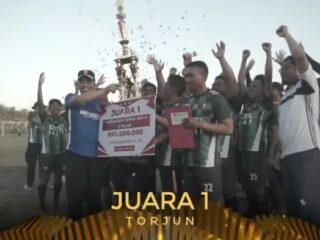 Torjun Juara 1 Turnamen Sepak Bola 3 Pilar Hari Bhayangkara ke-80, Taklukkan Banyuates 1-0 di Final