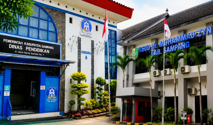 Caption foto: Dua OPD di Kabupaten Sampang yang terjaring kasus dugaan korupsi.