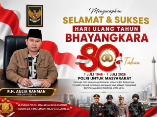 R.H. Aulia Rahman: Polri Presisi Kunci Mewujudkan Keamanan dan Pelayanan Publik yang Berkualitas